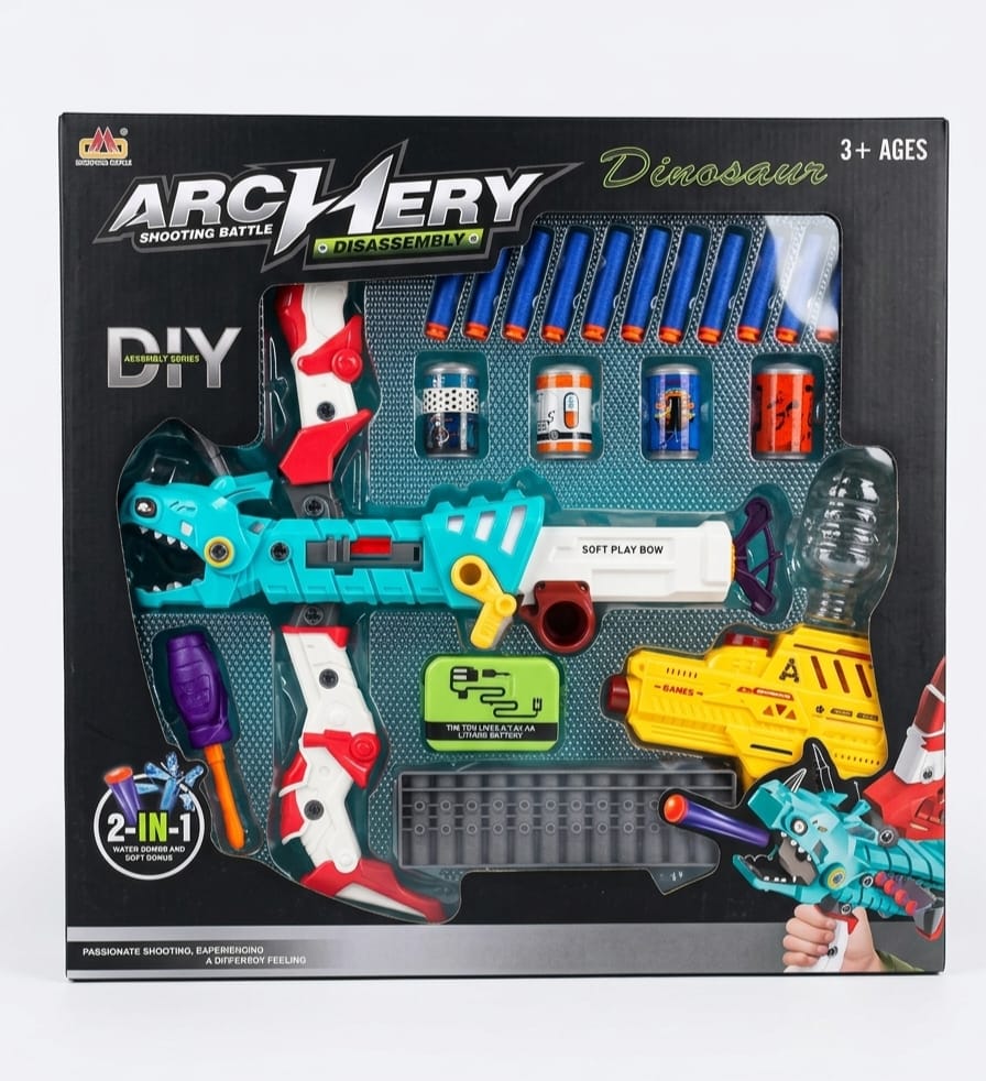 Archery Dinosaur Shooting Battle -DIY Disassembly Series.