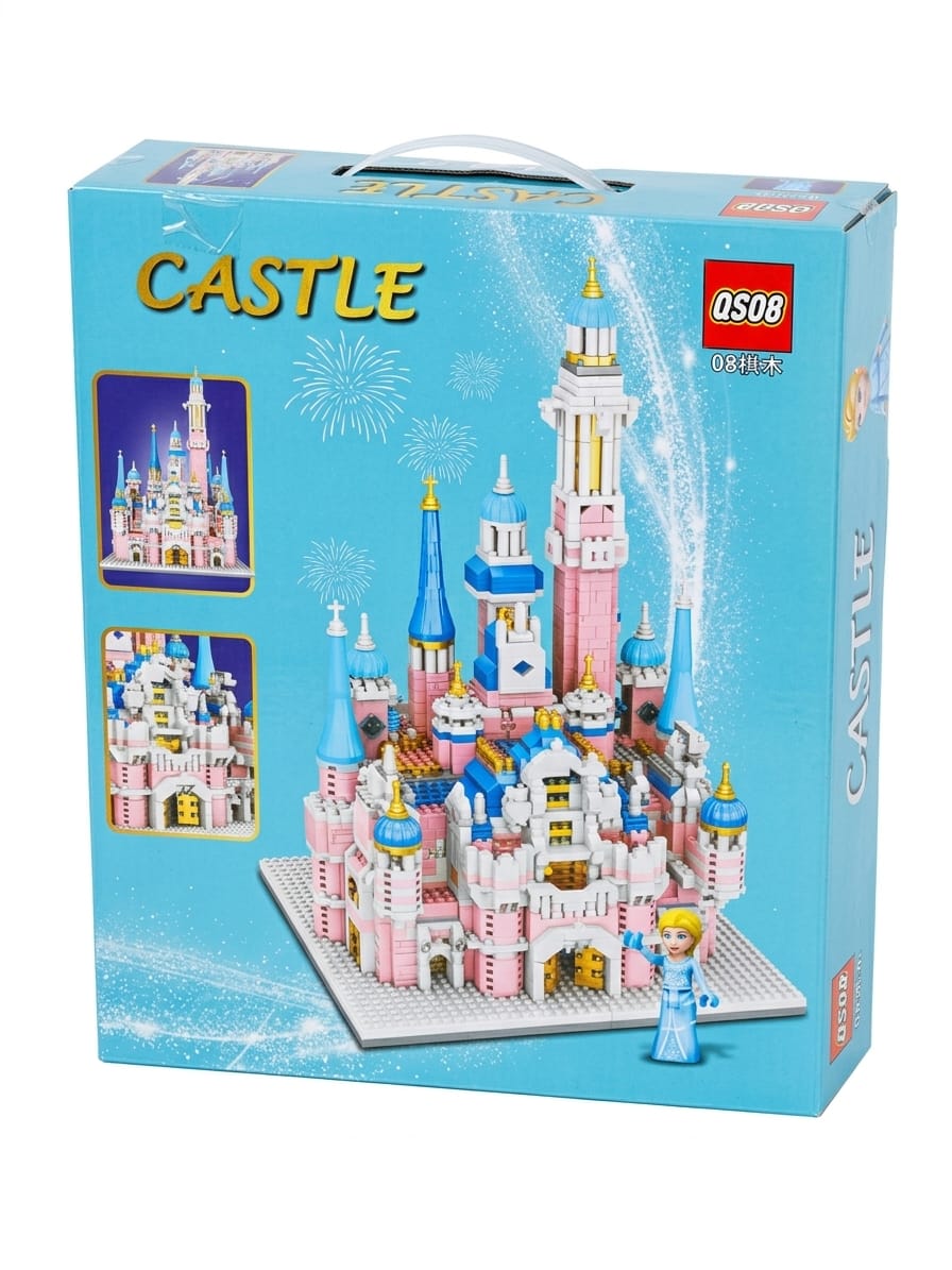 Frozen Elsa's Diamond Castle Building Block Set - 2607pcs - Image 2