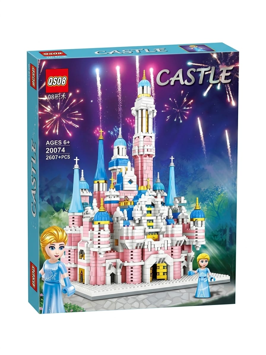 Frozen Elsa's Diamond Castle Building Block Set - 2607pcs