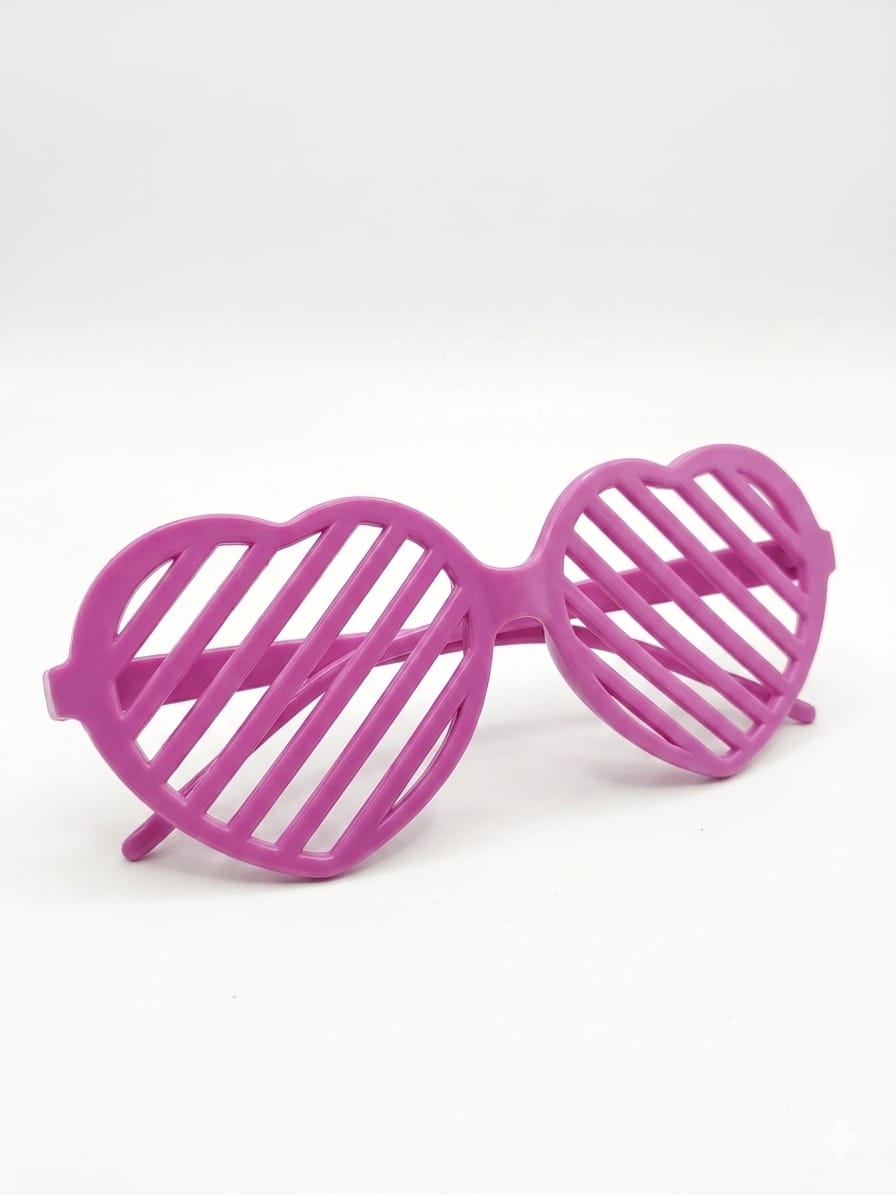 Pink Heart Shutter Shades