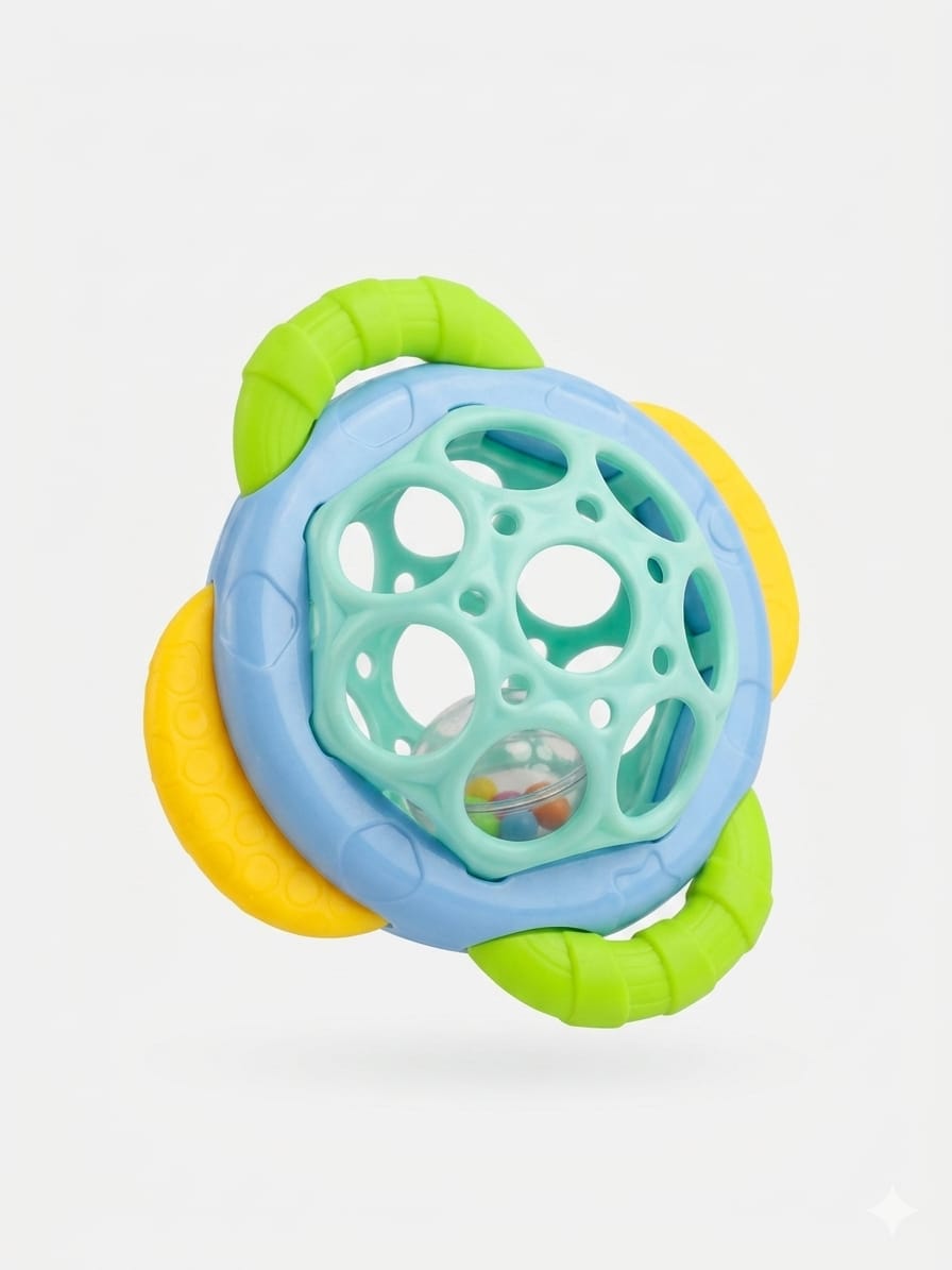 Baby Rattle & Teether Toy.