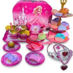 Royal Princess & Castle Tin Tea Party Set.