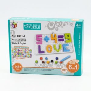 6-in-1 Educational Toy Bricks Puzzle Set
