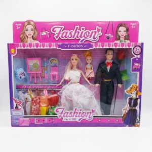 Beauty Fashion Doll Dress-Up Playset.