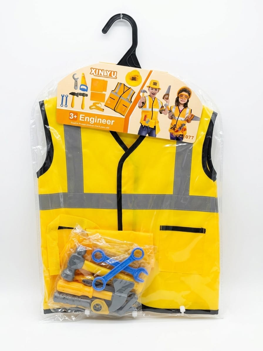 Kids Engineer Construction Costume Set