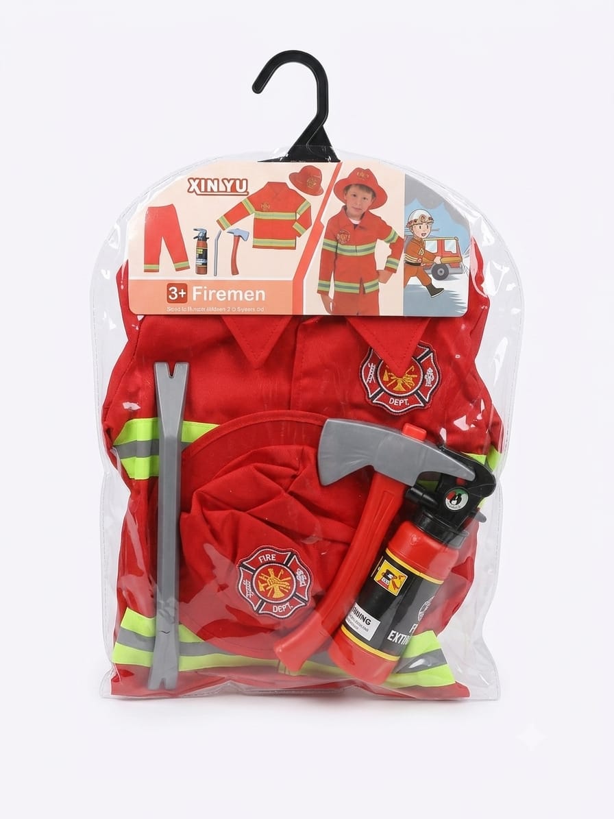 Kids Firefighter Costume Set