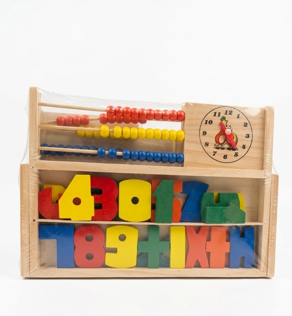 Wooden 3-in-1 Educational Calculation Shelf