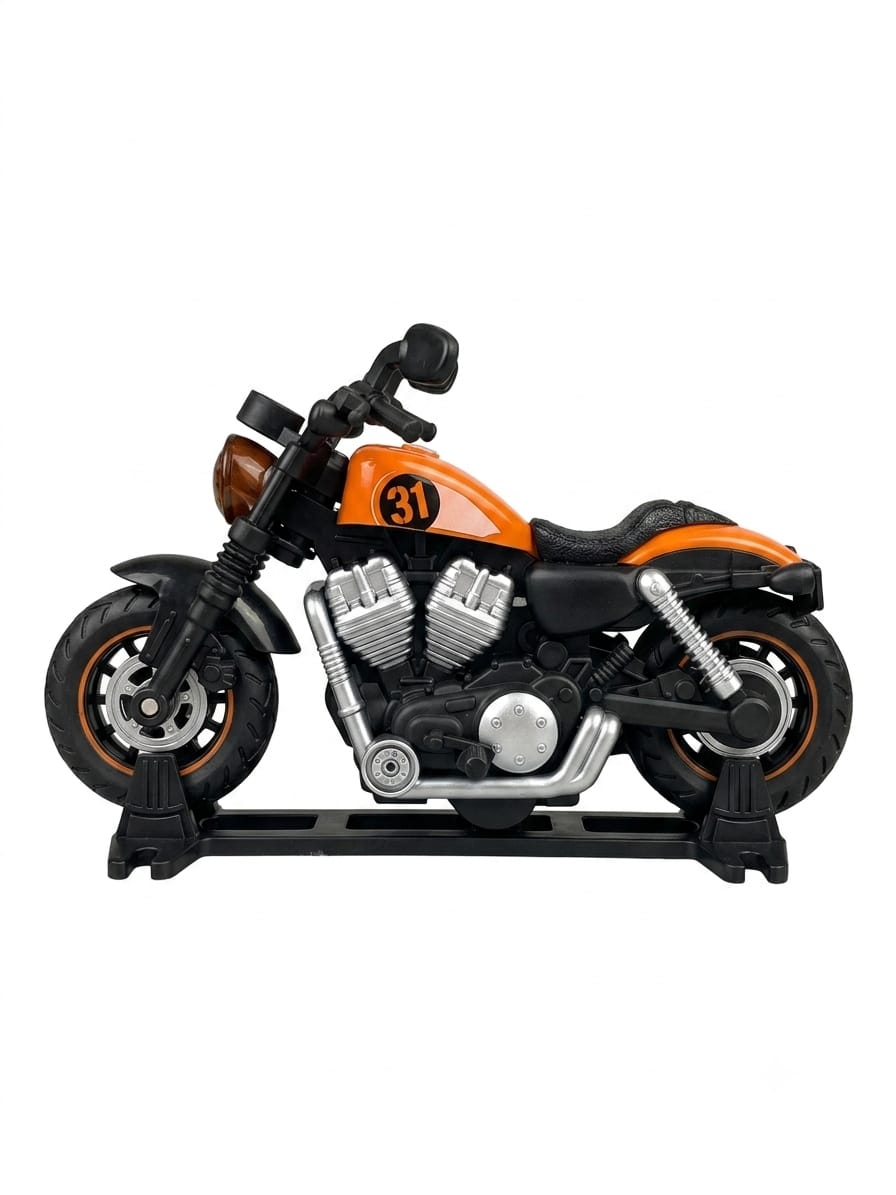Die-Cast Motorcycle Model.