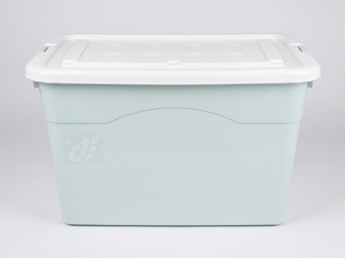 Stackable Toy Organizer Bin-Blue