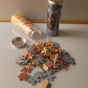 130-Piece Tube Jigsaw Puzzles.