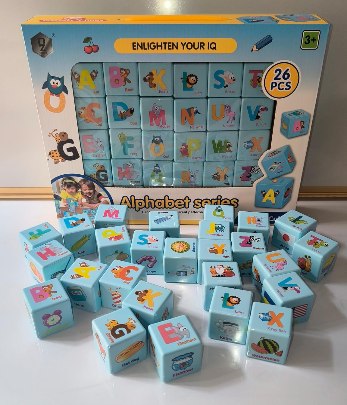 Alphabet Learning Cubes Set.