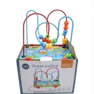 Wooden Ocean Bead Maze & Pull Toy.